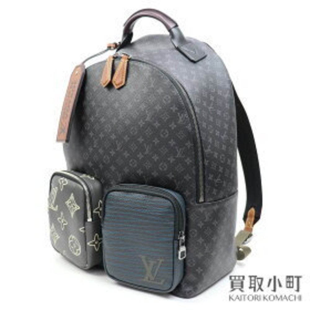 Louis Vuitton Backpack Multi Pocket Eclipse Black… - image 1